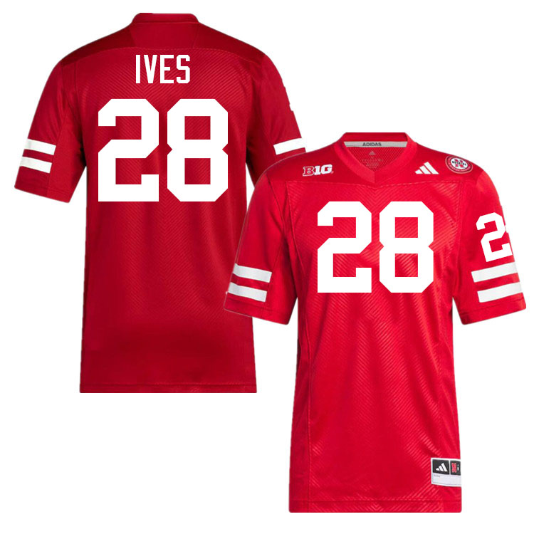 #28 Kwinten Ives Nebraska Jersey,Nebraska Cornhuskers Football Uniforms,Jersey-Scarlet #28 Kwinten Ives Nebraska Jersey,Nebraska Cornhuskers Football Uniforms,Jersey-Scarlet